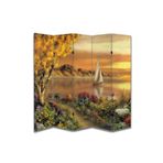 Manzara Temalı Özel Tasarım Paravan Room Divider PRV1116, 180 x 180