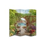 Manzara Temalı Özel Tasarım Paravan Room Divider PRV1148, 180 x 180