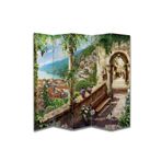 Manzara Temalı Özel Tasarım Paravan Room Divider PRV1170, 180 x 180