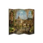 Manzara Temalı Özel Tasarım Paravan Room Divider PRV1279, 180 x 180