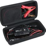 Maoershan NOCO Genius 2/Genius 1 ile Uyumlu Taşınabilir Seyahat Koruyucu Kılıf Tam Otomatik Akıllı Şarj Cihazı, NOCO 5-Amp/2-Amp/1-Amp Akü Şarj Cihazları için Mesh Cepli Sert Kılıf