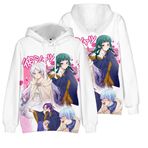Maomao Cosplay Hoodie Jinshi Figür Patten Anime Baskı Sweatshirt Uzun Kollu Kapüşonlu Üstler Kadınlar ve Erkekler için Günlük Spor Giyim, tip 1, XL