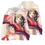 Maomao Cosplay Hoodie Jinshi Figür Patten Anime Baskı Sweatshirt Uzun Kollu Kapüşonlu Üstler Kadınlar ve Erkekler için Günlük Spor Giyim, Tip 2, M