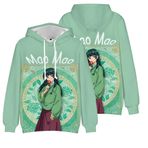Maomao Cosplay Hoodie Jinshi Figür Patten Anime Baskı Sweatshirt Uzun Kollu Kapüşonlu Üstler Kadınlar ve Erkekler için Günlük Spor Giyim, tip 6, XXL