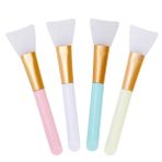 MaoXinTek Yüz maskesi, fırça, silikon çamur maskesi, fırça, kozmetik maske, fırça, göz maskesi, serum veya kendin yap için, 4 adet