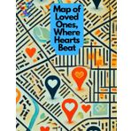 Map of Loved Ones, Where Hearts Beat: Senior Address Book.My Address Book,An Easy Way to Write Down Important Contacts