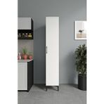 mapahomeliving Plain Metal Ayak Metal Kulp Pla1200 Banyo Dolabı Mutfak Dolabı Balkon Dolabı Kiler Dolabı Çok Amaçlı Dolap Ayakkabılık Beyaz