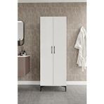 mapahomeliving Plain Metal Ayak Metal Kulp Pla2200 Banyo Dolabı Mutfak Dolabı Balkon Dolabı Kiler Dolabı Çok Amaçlı Dolap Ayakkabılık Beyaz