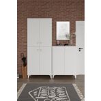 mapahomeliving Simple Sp6190 Ayakkabılık 6 Kapaklı Mutfak Dolabı Balkon Dolabı Kiler Banyo Dolabı Çok Amaçlı Dola