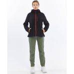 Mapamyumco Kadın Windbreaker Ceket Siyah Günlük Kullanım İçin Su Geçirmez ve Rüzgâr Geçirmez - 2XL