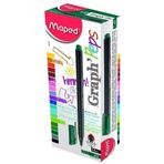 Maped 0.4 mm Koyu Yeşil 12'li Fineliner Graph Peps