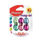 Maped 13 mm Şeffaf 6'lı Fancy Mıknatıs
