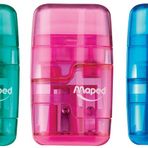 Maped 49211 Connect Translu Çift Delikli Silgili Kalemtıraş