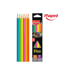 Maped 832003 Üçgen 6'lı Neon Kuru Boya Kalemi