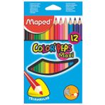 Maped 834010 Colorpeps Maxi 12'li Kuru Boya