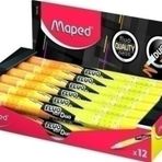 Maped Çift Uçlu Fosforlu Kalem (İşaret Kalemi) Fluo Duo Sarı-Turuncu 734135 (12 Li Paket)