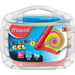 Maped Color Peps Jel Mum Boya 6 Renk Plastik Çantalı 6'lı Set Yumuşak Boyalar