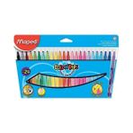 Maped Color Peps Keçeli Kalem 24 Renk Ultra Yıkanabilir Uzun Ömürlü Kalem Seti - 24 Adet