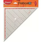 Maped Pratica Tekstil Gönyesi 35 cm Üçgen Geoderik Cetvel