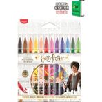 Maped x Dekomus Lisanslı Harry Potter Magic School Collection 12'li Keçeli Kalem "dekomus Cep Defteri Hediyeli" - 00-Siyah