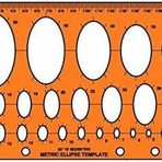 Maped X08821 Ellipse Şekil Şablonu