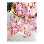 Mapel 10 Adet süslemeli kelebek cep kolonya bebek, mevlüt, doğum, doğum günü, babyshower hediyelik