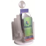 MAPİ 3 YÖNLÜ 6 AFİŞ TAŞIYICI STAND (DÖNER SİS.) (A4)