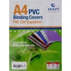 Mapi Cilt Kapağı 160mm A 4 Mavi 100 Lü 2040204 (1 Paket 100 Adet)