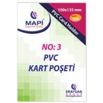 Mapi Kart Kabı Pvc Dikey 100X135 100'Lü 910 10 37