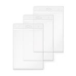Mapi Kart Poşeti Dikey PVC NO:81 165 x 120 MM Şeffaf Dikey Kart Poşeti (100 Lü Paket)