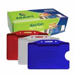 Mapi Kırmızı Yatay Kart Kabı