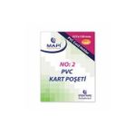 Mapi Pvc Dikey Kart Poşeti No:2 107x150 Mm 100 Lü (1 Paket 100 Adet)