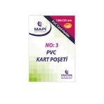 Mapi Pvc Dikey Kart Poşeti No:3 100X135 Mm 100 Lü 9101037 (1 Paket 100 Adet)