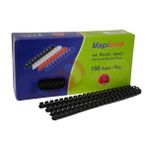 Mapibind 12 mm Siyah 100'lü Plastik Spiral