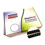 Mapibind 25 mm Siyah 50 Adet Plastik Spiral