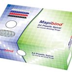 Mapibind 6 mm Kırmızı 100 Adet Plastik Spiral