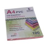 Mapibind A4 100'lü 160 M Kırmızı Kapak
