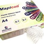 MAPİCOİL 3:1 PLASTİK HELEZON SPİRAL 28MM BEYAZ 50 AD 36 LOP