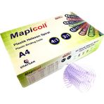 MAPİCOİL 4:1 PLASTİK HELEZON SPİRAL 8MM ŞEFFAF 200 AD. 48 LOP