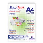 Mapilam 100 Micron A4 Parlak Laminasyon Filmi