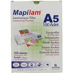 Mapilam 125 Micron A5 Parlak Laminasyon Filmi
