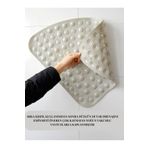 MappleHome ShellMat Vantuzlu Midye Tasarımlı Kaydırmaz Duş ve Banyo Paspası 54x54 cm