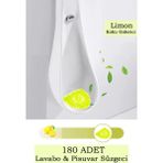 Maproworld 180 Adet Limon Kokulu Pisuvar Süzgeci – Lavabo Yer Gideri Koku Giderici Hijyenik Tuvalet Matı