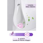 Maproworld 6 Adet - Lavanta Kokulu Pisuvar Süzgeci – Lavabo Yer Gideri Koku Giderici Hijyenik Tuvalet Matı