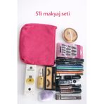 MAQYA Cosmetics KADINLARA ÖZEL 5 FARKLI ÜRÜN SÜPRİZ HEDİYE MAKYAJ SETİ/FAR/RUJ/GÖZ KALEMİ/MAKYAJ SÜNGERİ