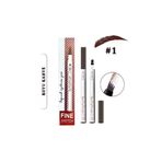 MAQYA Cosmetics Kaş Dövmesi Koyu Kahve Ton Suya Dayanaklı Kaş Kontürü Kalemi