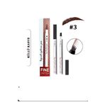 MAQYA Cosmetics Kaş Dövmesi Kül Kahve Ton Suya Dayanaklı Kaş Kontürü Kalemi