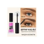 MAQYA Cosmetics Şeffaf Kaş Sabitleyici ve Şekillendirici Maskara Brow Wax-Suya Dayanıklı