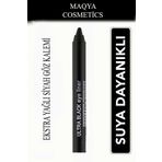 MAQYA Cosmetics Suya Dayanıklı Siyah Yağlı / Jel Göz Kalemi Eyeliner