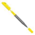 Marabu 1.0 mm-0.5 mm 019 Yellow Graphix Permanent Marker Çift Uçlu Kalem